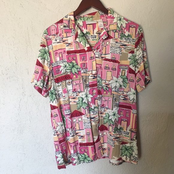 Alfred Dunner Pink Cat Coastal Vacation Shirt - Picture 2 of 12
